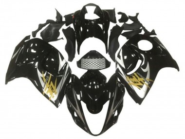 Comprar Carenados Moto Suzuki GSXR 1300 Hayabusa 2008-2020 - Negro Brillante Plata Oro