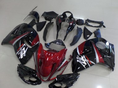 Comprar Carenados Moto Suzuki GSXR 1300 Hayabusa 2008-2020 - Rojo Oscuro Negro Plata