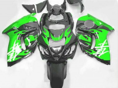 Comprar Carenados Moto Suzuki GSXR 1300 Hayabusa 2008-2020 - Negro Verde Llama
