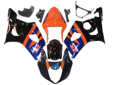 Comprar Carenados Moto Suzuki GSXR 1000 2003-2004 - Naranja Azul Negro Brillante