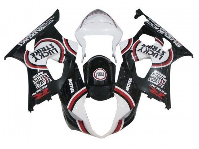 Comprar Carenados Moto Suzuki GSXR 1000 2003-2004 - Blanco Negro Rojo Lucky Strike