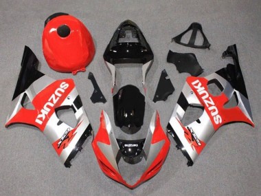 Comprar Carenados Moto Suzuki GSXR 1000 2003-2004 - Rojo Plata Negro