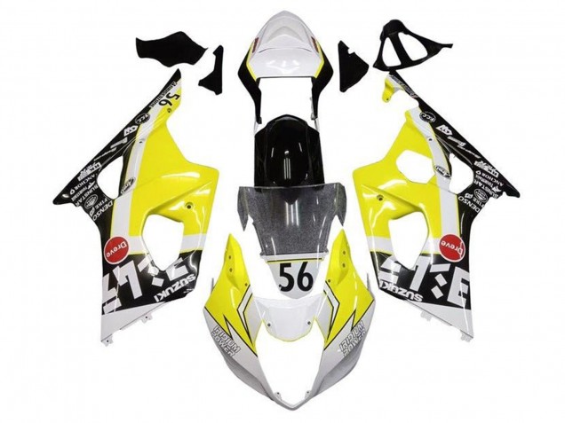Comprar Carenados Moto Suzuki GSXR 1000 2003-2004 - Amarillo Blanco Negro