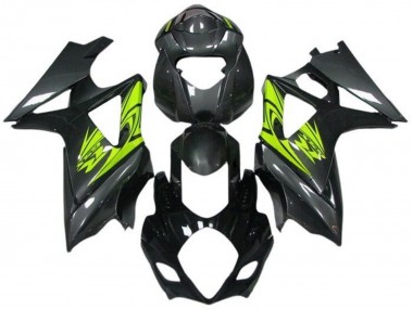 Comprar Carenados Moto Suzuki GSXR 1000 2005-2006 - Negro Gris Neon Amarillo
