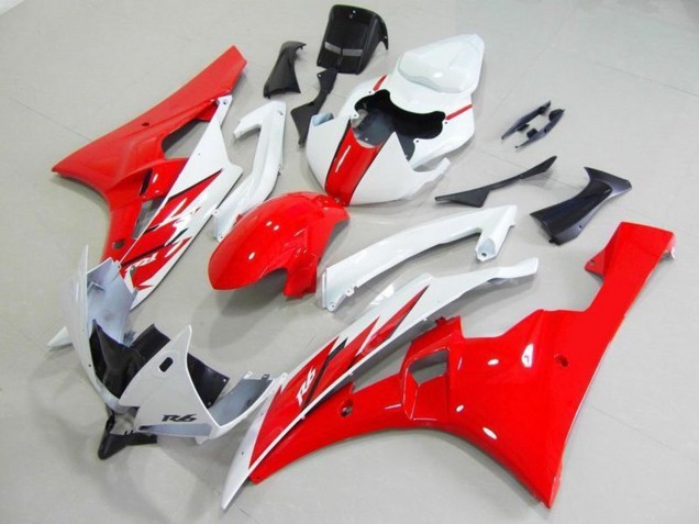 Comprar Carenado Moto Yamaha YZF R6 2006-2007 - Blanco Rojo