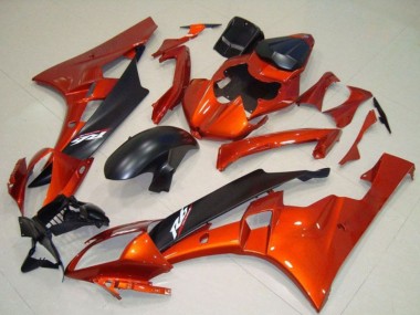 Comprar Kits Carenado Moto Yamaha YZF R6 2006-2007 - Naranja Negro Mate
