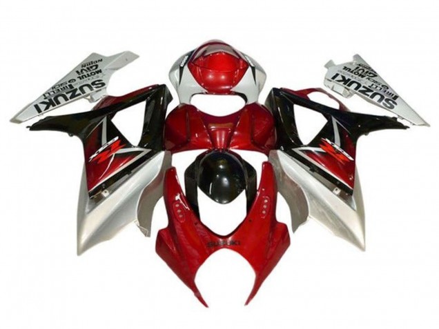 Comprar Carenados Moto Suzuki GSXR 1000 2005-2006 - Plata Rojo Negro