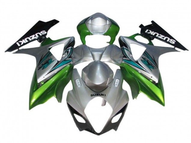 Comprar Carenados Moto Suzuki GSXR 1000 2005-2006 - Plata Verde Negro