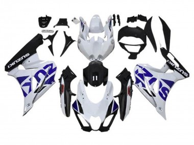Comprar Carenado Moto Suzuki GSXR1000 2017-2024 - Blanco Azul Negro