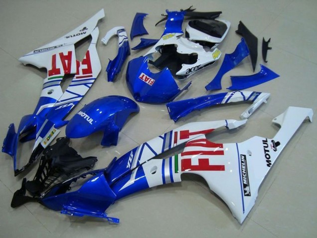 Comprar Carenados Moto Yamaha YZF R6 2008-2016 - Blanco Azul Rojo Fiat Motul Michelin