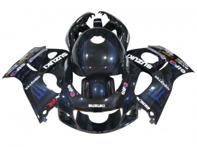 Comprar Carenados Moto Suzuki GSXR 600 / GSXR 750 1996-2000 - Negro Azul Oscuro Monstruo
