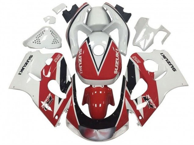 Comprar Carenados Moto Suzuki GSXR 600 / GSXR 750 1996-2000 - Rojo Blanco Negro Raya