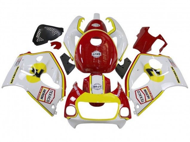 Comprar Carenados Moto Suzuki GSXR 600 / GSXR 750 1996-2000 - Blanco Rojo Amarillo Texaco