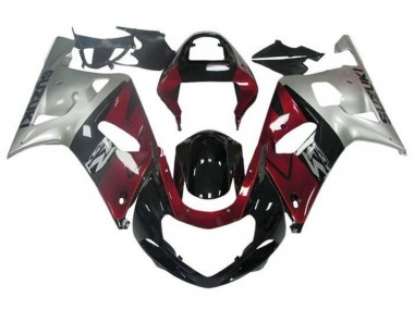 Comprar Carenado Moto Suzuki GSXR 600 / GSXR 750 2001-2003 - Plata Rojo Negro Brillante