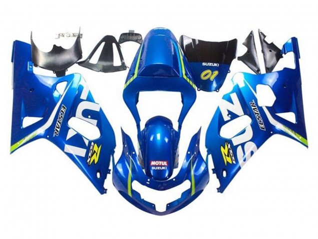 Comprar Carenados Moto Suzuki GSXR 600 / GSXR 750 2001-2003 - Azul Amarillo Verde Blanco