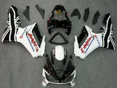 Comprar Kits Carenado Moto Triumph Daytona 675 Triple 2006-2008 - Blanco Negro Brillante