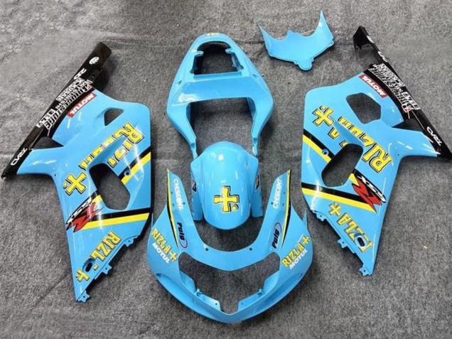 Comprar Carenados Moto Suzuki GSXR 600 / GSXR 750 2001-2003 - Azul Claro Amarillo Negro Negro Rizla