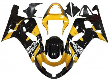 Comprar Carenados Moto Suzuki GSXR 600 / GSXR 750 2001-2003 - Amarillo Plata Negro Brillante