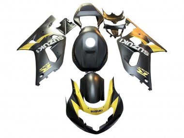 Comprar Carenados Moto Suzuki GSXR 600 / GSXR 750 2001-2003 - Negro Mate Amarillo