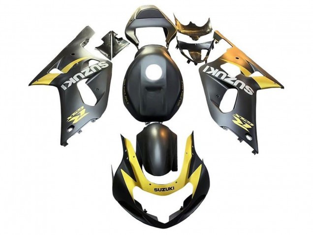 Comprar Carenados Moto Suzuki GSXR 600 / GSXR 750 2001-2003 - Negro Mate Amarillo