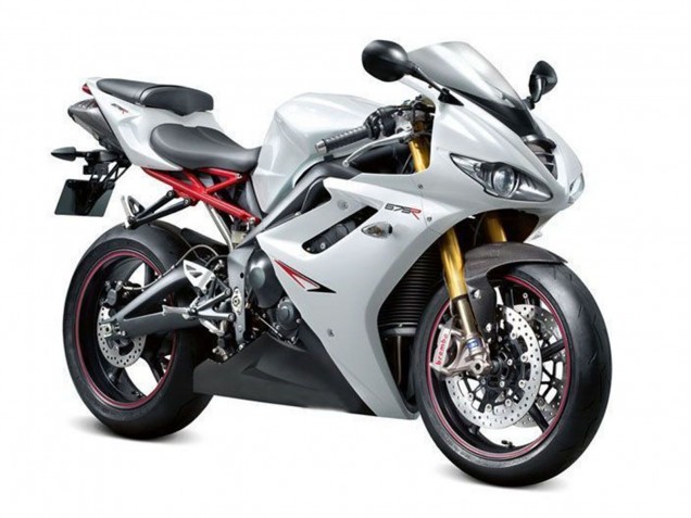 Comprar Carenados Moto Triumph Daytona 675 Triple 2009-2012 - Blanco Perla Negro