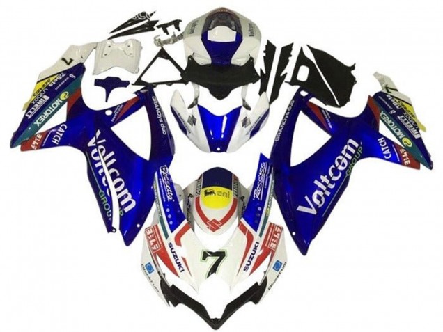 Comprar Carenados Moto Suzuki GSXR 600 / GSXR 750 2008-2010 - Blanco Azul Amarillo Rojo Voltcom 7