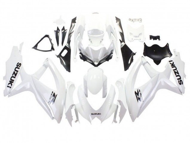 Comprar Carenados Moto Suzuki GSXR 600 / GSXR 750 2008-2010 - Blanco Negro
