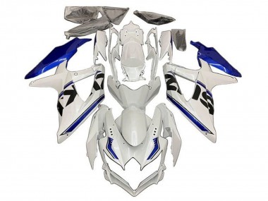 Comprar Carenados Moto Suzuki GSXR 600 / GSXR 750 2008-2010 - Blanco Azul Negro Raya