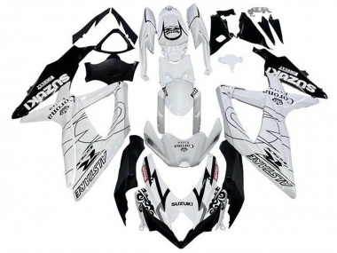 Comprar Carenados Moto Suzuki GSXR 600 / GSXR 750 2008-2010 - Blanco Negro Alstare Corona Extra Motul