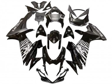 Comprar Carenados Moto Suzuki GSXR 600 / GSXR 750 2011-2024 - Negro Brillante Plata
