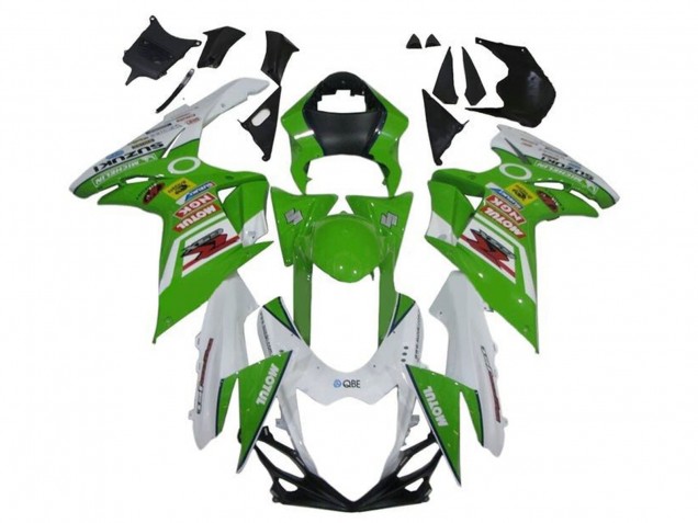 Comprar Carenados Moto Suzuki GSXR 600 / GSXR 750 2011-2024 - Blanco Verde Rojo Motul