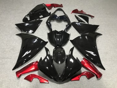 Comprar Carenados Moto Yamaha YZF 1000 R1 2009-2011 - Negro Brillante Rojo