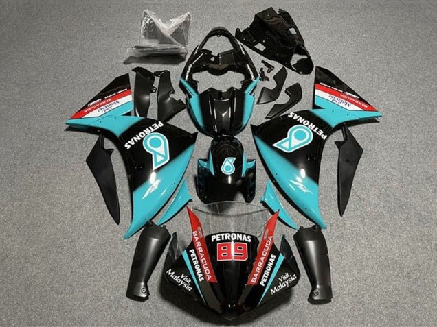 Comprar Carenados Moto Yamaha YZF 1000 R1 2009-2011 - Negro Brillante Azul Claro Rojo Petronas