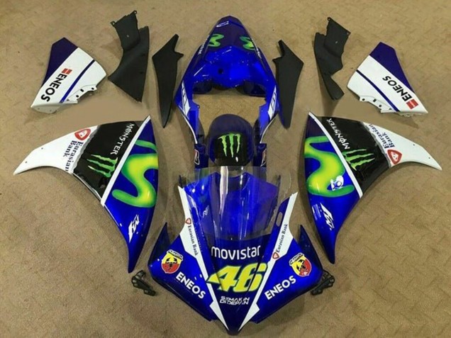 Comprar Carenados Moto Yamaha YZF 1000 R1 2009-2011 - Azul Blanco Negro Verde MoviStar Monstruo