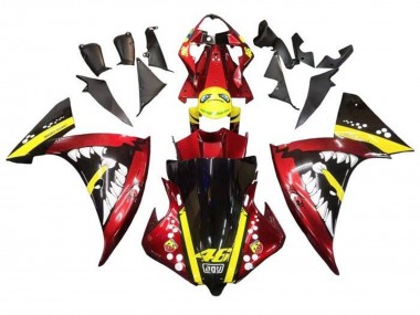 Comprar Carenados Moto Yamaha YZF 1000 R1 2009-2011 - Rojo Amarillo Negro Tiburón