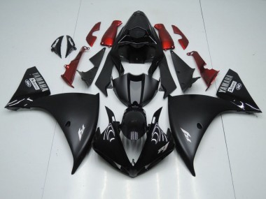 Comprar Carenados Moto Yamaha YZF 1000 R1 2009-2011 - Negro Brillante Negro Mate Blanco Calcomanía Rojo