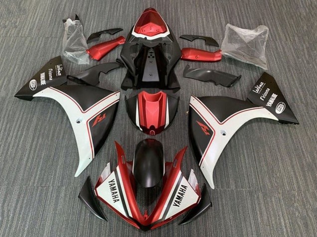Comprar Carenados Moto Yamaha YZF 1000 R1 2009-2011 - Blanco Rojo Negro Mate