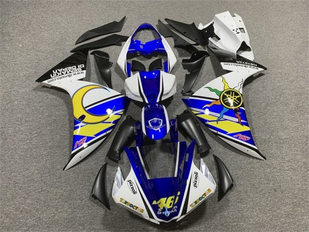 Comprar Carenados Moto Yamaha YZF 1000 R1 2009-2011 - Blanco Azul Amarillo Negro Sol Luna