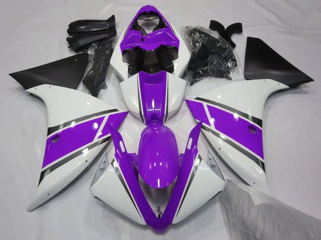 Comprar Carenados Moto Yamaha YZF 1000 R1 2009-2011 - Blanco Púrpura Negro