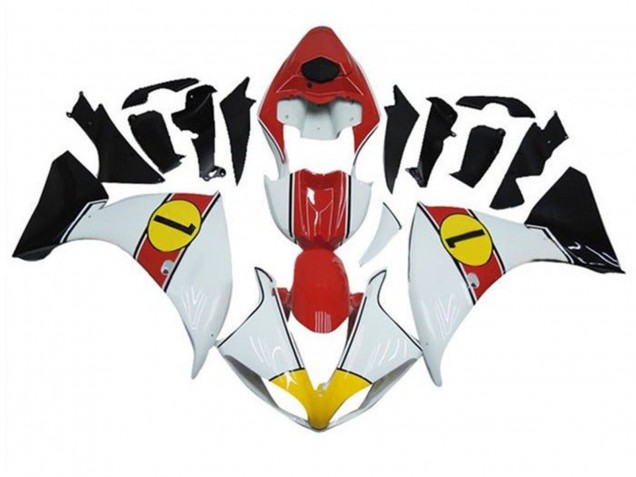 Comprar Carenados Moto Yamaha YZF 1000 R1 2009-2011 - Blanco Rojo Amarillo Negro