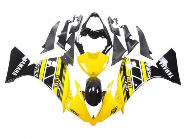 Comprar Carenados Moto Yamaha YZF 1000 R1 2009-2011 - Amarillo Blanco Negro Raya