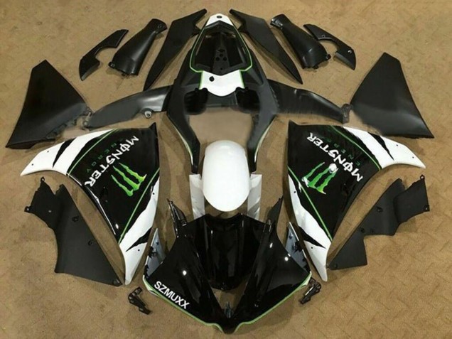 Comprar Carenados Moto Yamaha YZF 1000 R1 2012-2014 - Blanco Negro Verde Monstruo Energy SZMUXX