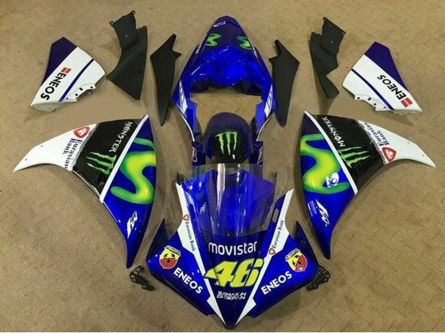 Comprar Carenados Moto Yamaha YZF 1000 R1 2012-2014 - Azul Blanco Negro Verde MoviStar Monstruo ENEOS