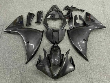 Comprar Carenados Moto Yamaha YZF 1000 R1 2012-2014 - Falso FibraCarbono Gris Negro