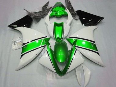 Comprar Carenados Moto Yamaha YZF 1000 R1 2012-2014 - Blanco Verde Negro Brillante