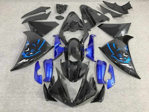Comprar Carenados Moto Yamaha YZF 1000 R1 2012-2014 - Negro Brillante Azul Panther
