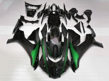 Comprar Carenados Moto Yamaha YZF 1000 R1 2015-2019 - Falso FibraCarbono Verde