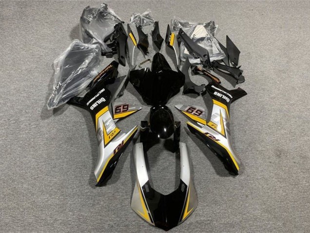 Comprar Carenados Moto Yamaha YZF 1000 R1 2015-2019 - Plata Amarillo Negro Brillante