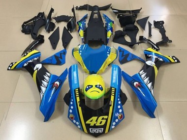 Comprar Carenados Moto Yamaha YZF 1000 R1 2015-2019 - Azul Amarillo Negro Tiburón 46