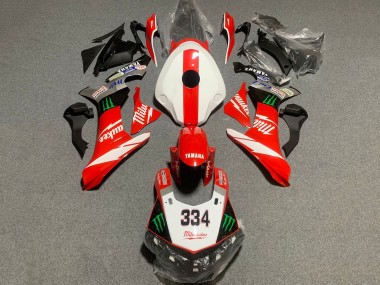 Comprar Carenados Moto Yamaha YZF 1000 R1 2015-2019 - Blanco Rojo Negro Verde Monstruo Milwaukee 334